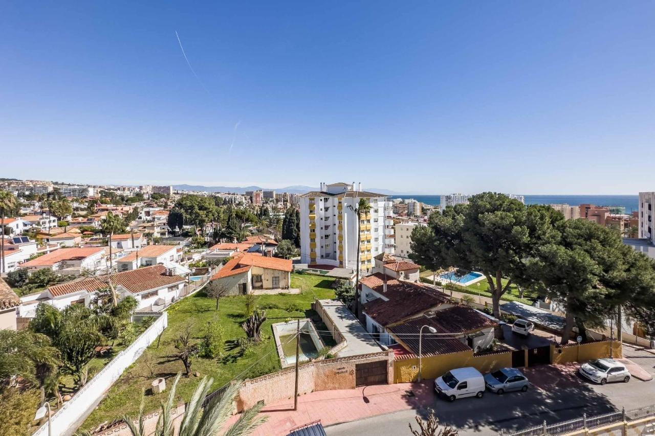 Apartamento Acogedor, Terraza, Piscina Y Mar Benalmadena Ngoại thất bức ảnh