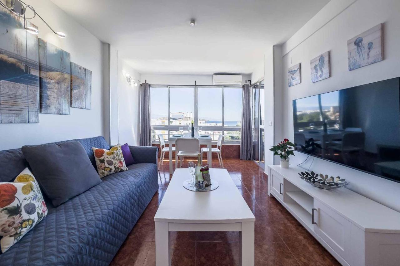 Apartamento Acogedor, Terraza, Piscina Y Mar Benalmadena Ngoại thất bức ảnh